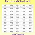 thai lottery results 2018